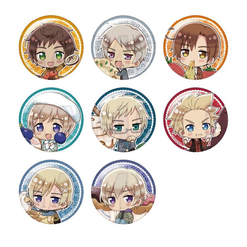 ヘタリアWorld★Stars缶バッジセット ヘタリア World☆Stars カプセル缶バッジコレクション